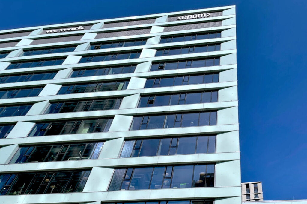 Modern office building exterior